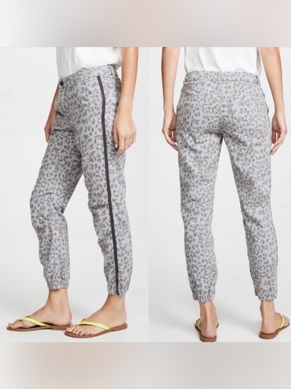 SUNDRY LEOPARD PRINT JOGGER PANT SIZE 27